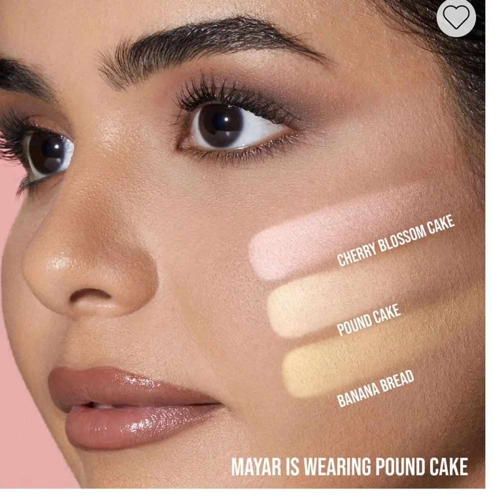 Huda Beauty Easy Bake & Snatch pressed setting Cupcake or Peach Pie